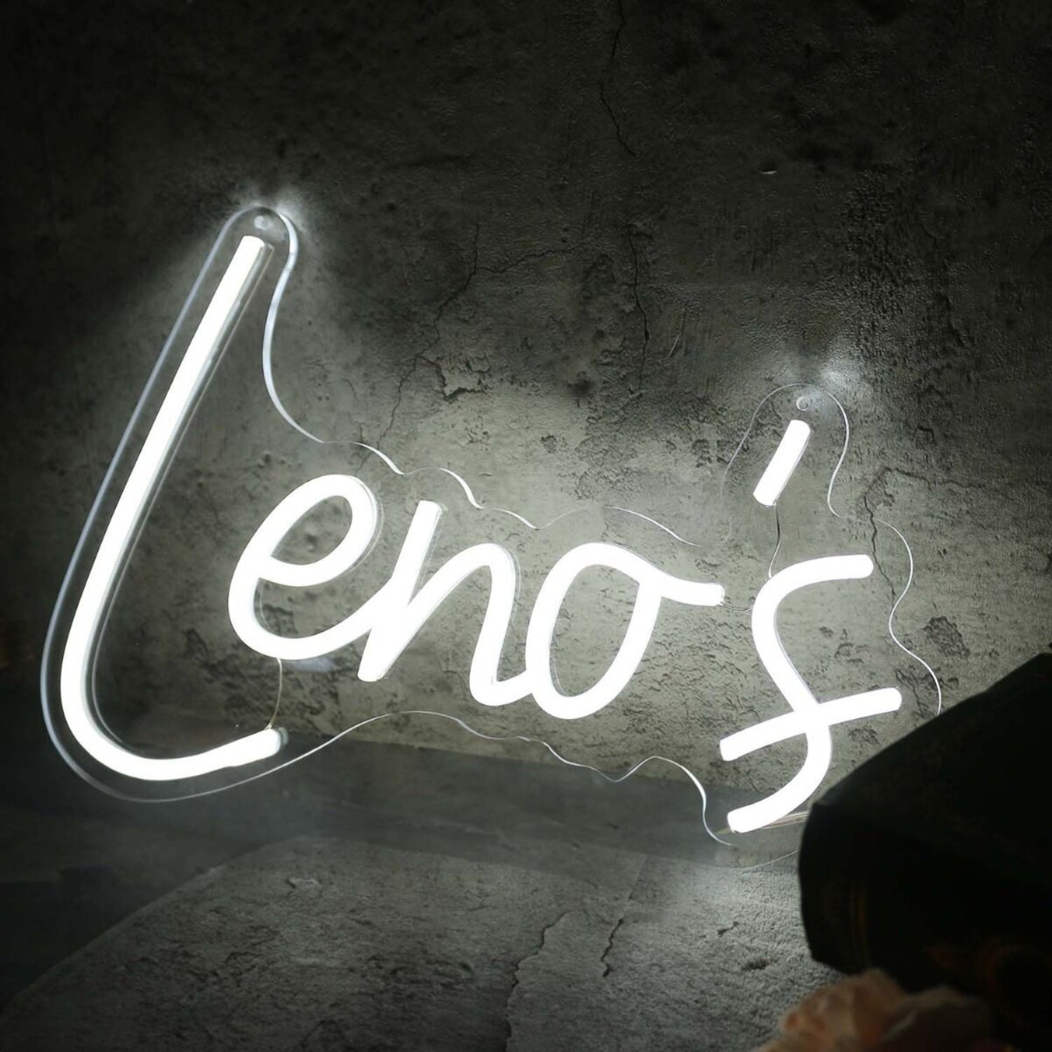 Lenos White Led Neon Sign - Shineneon