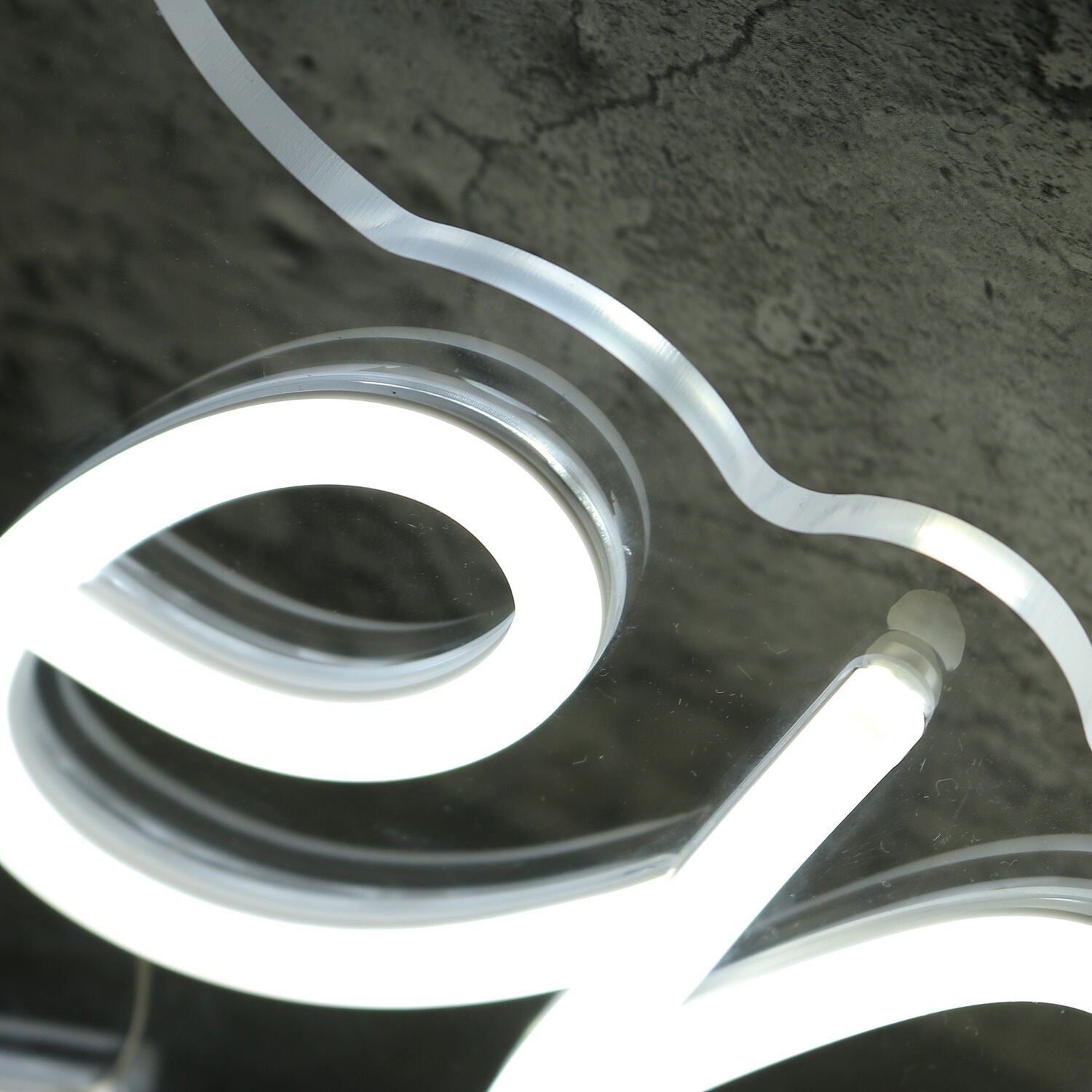 Lenos White Led Neon Sign - Shineneon