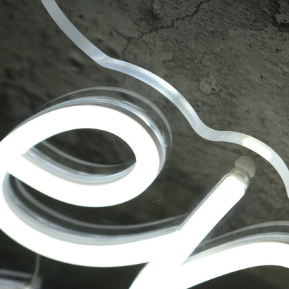 Lenos White Led Neon Sign - Shineneon