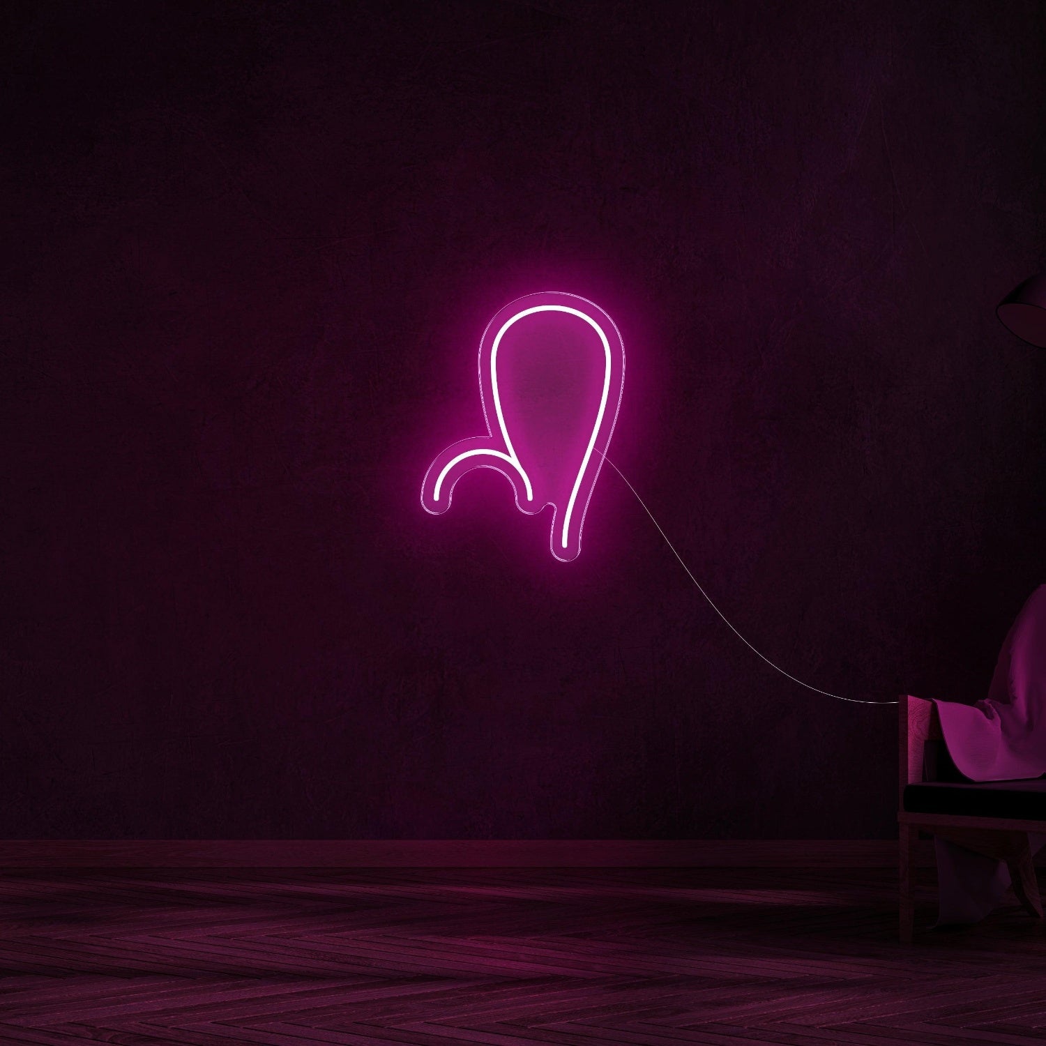 Leo Star Pink Heart Drip Led Neon Sign For Home Studio Cafe Decor | Shineneon