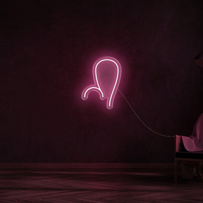 Leo Star Pink Heart Drip Led Neon Sign For Home Studio Cafe Decor | Shineneon