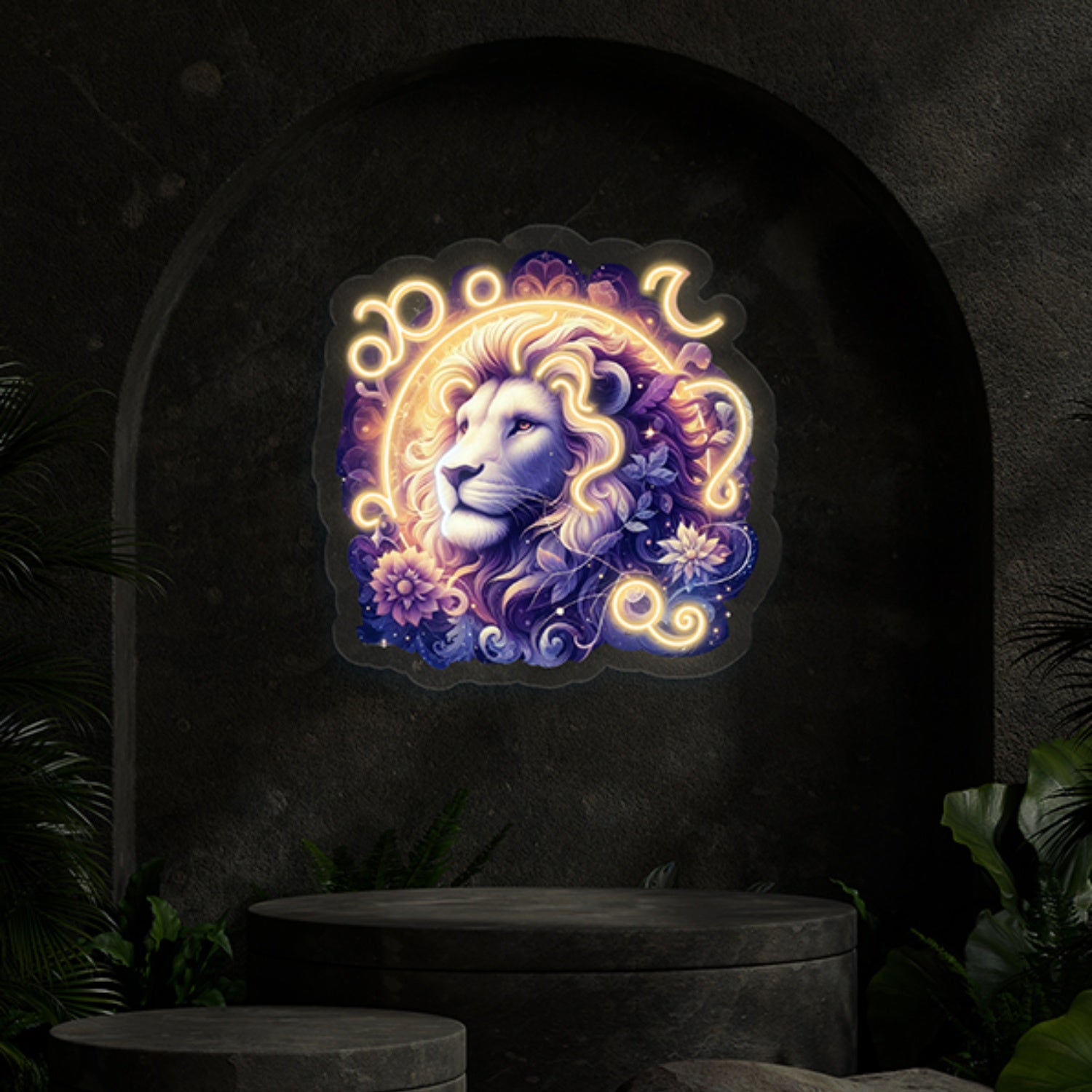 Leo Uv Zodiac Horoscope Neon | Shineneon