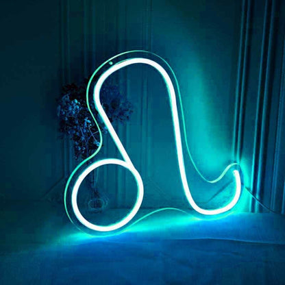 Leo Zodiac Sign Neon - Shineneon