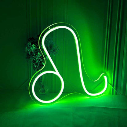 Leo Zodiac Sign Neon - Shineneon