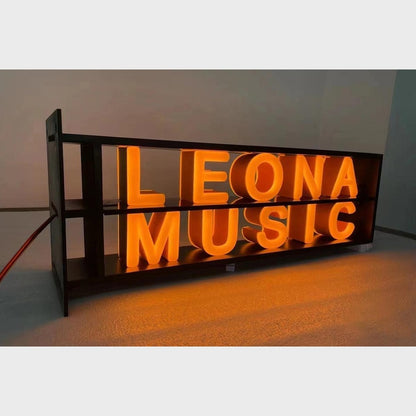 Leona Music 3D Frontlit Channel Letters Led Light Sign