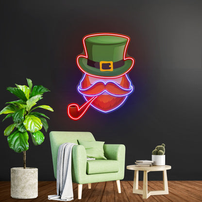 Leprechaun Beard St Patrick Day Led Signs - Shineneon