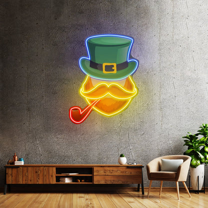 Leprechaun Beard St Patrick Day Led Signs - Shineneon