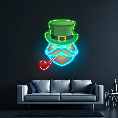 Leprechaun Beard St Patrick Day Led Signs - Shineneon