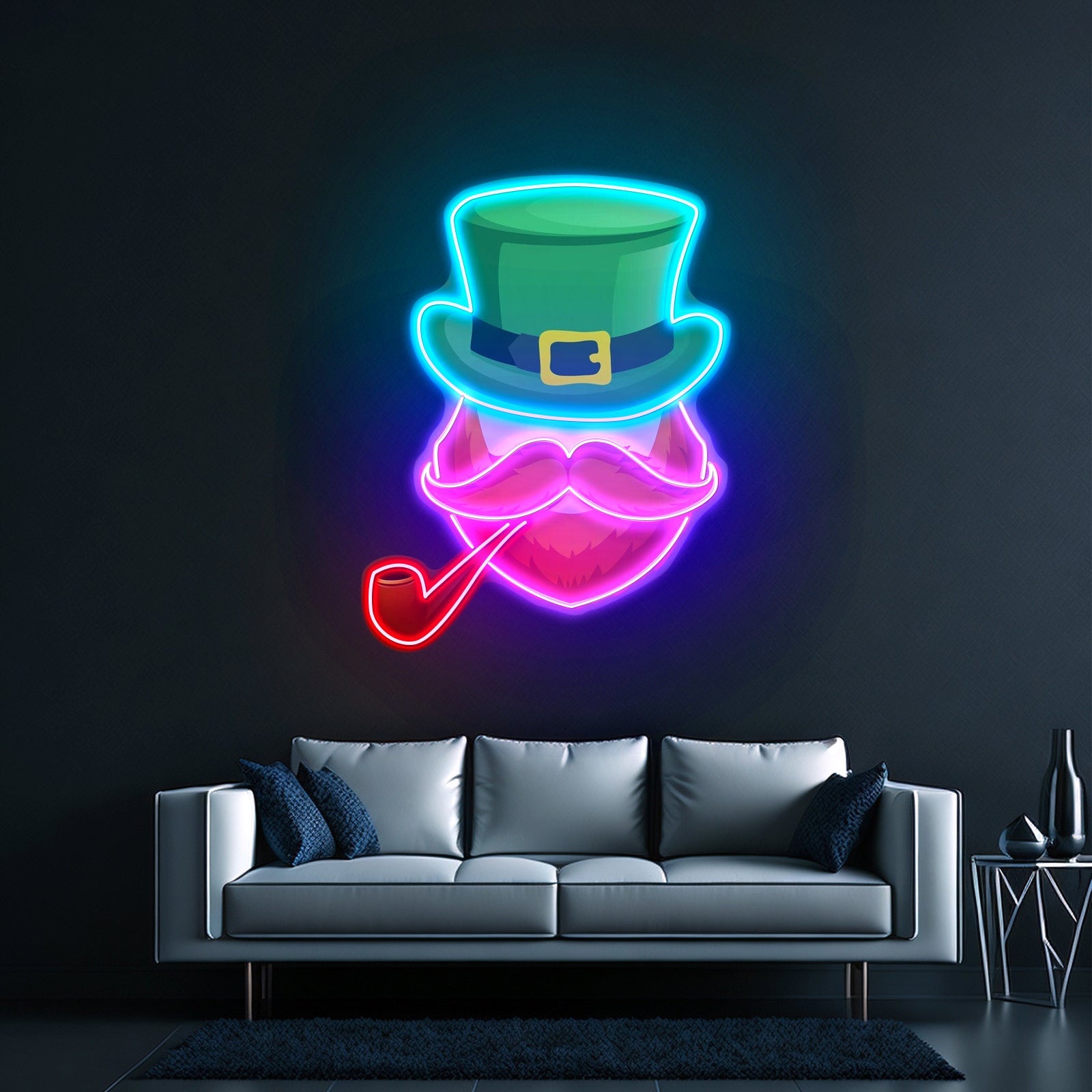 Leprechaun Beard St Patrick Day Led Signs - Shineneon