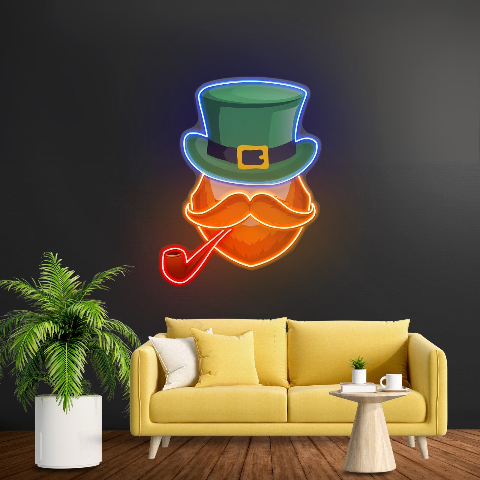 Leprechaun Beard St Patrick Day Led Signs - Shineneon