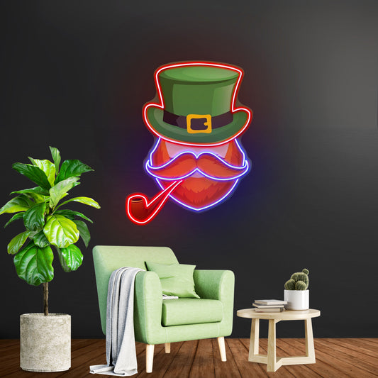 Leprechaun Beard St Patrick Day Led Signs