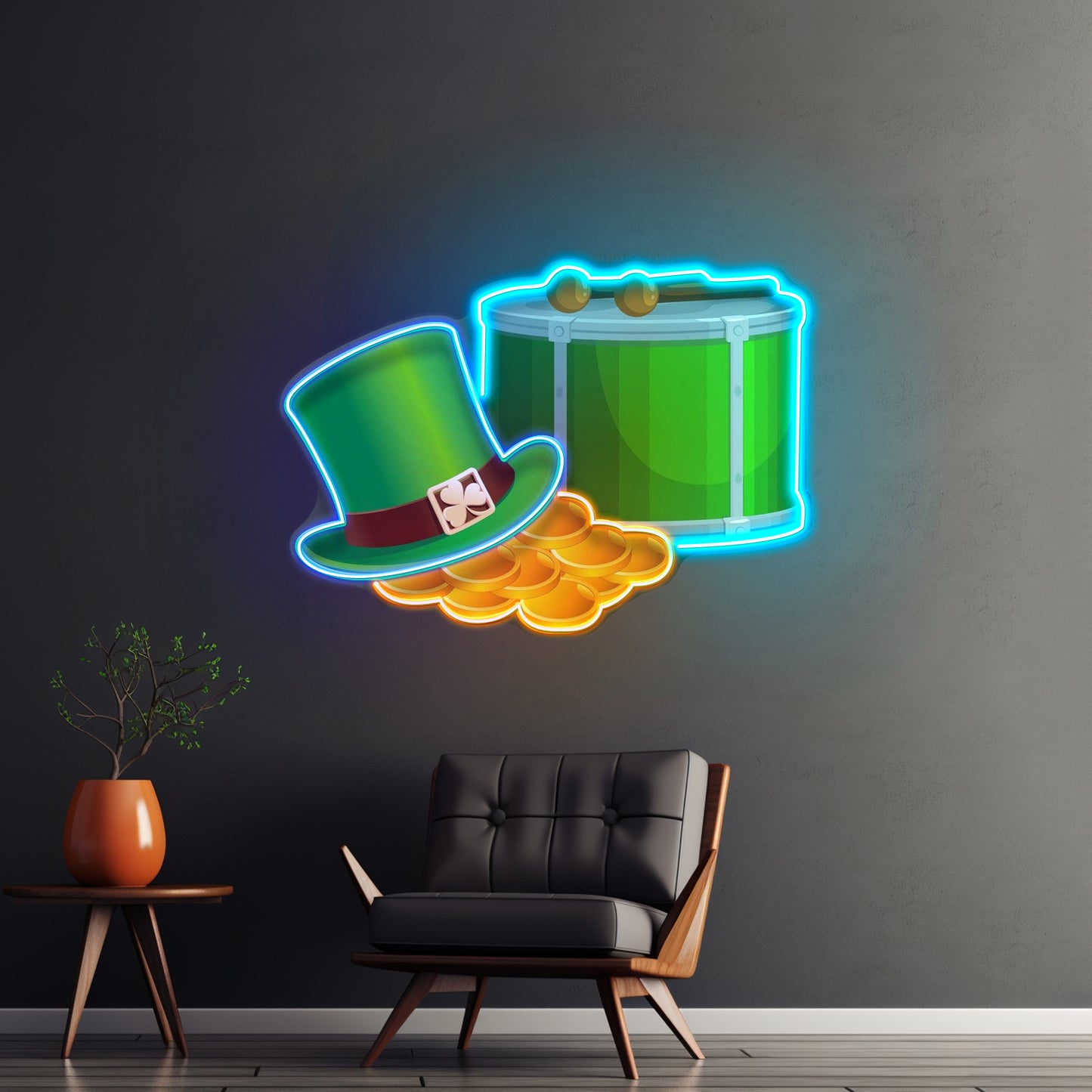 Leprechaun Trap St Patrick Day Led Signs