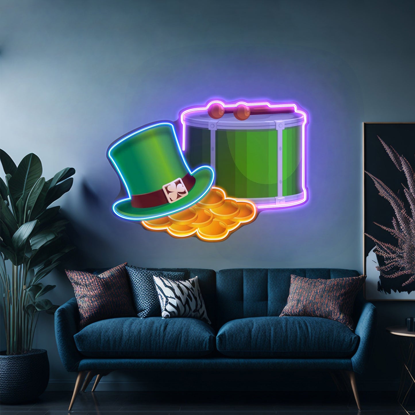 Leprechaun Trap St Patrick Day Led Signs