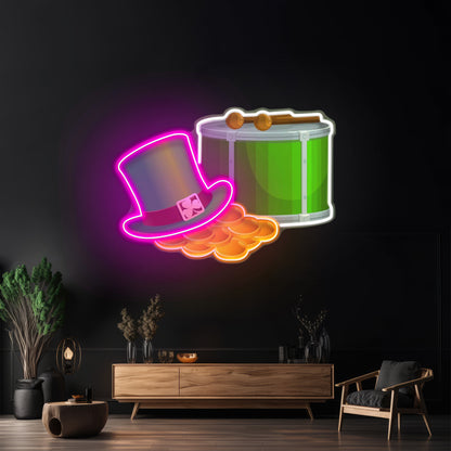 Leprechaun Trap St Patrick Day Led Signs