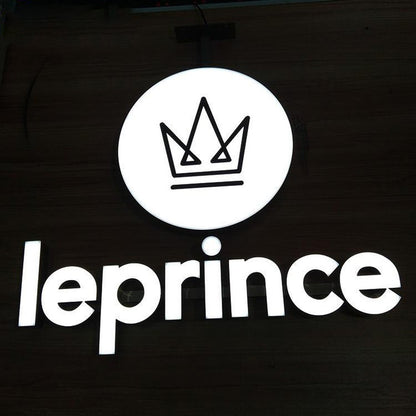 Leprince With Logo 3D Frontlit Letters Metal Led Sign - Shineneon