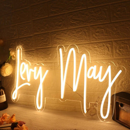 Lery May Yellow Led Neon Sign - Shineneon