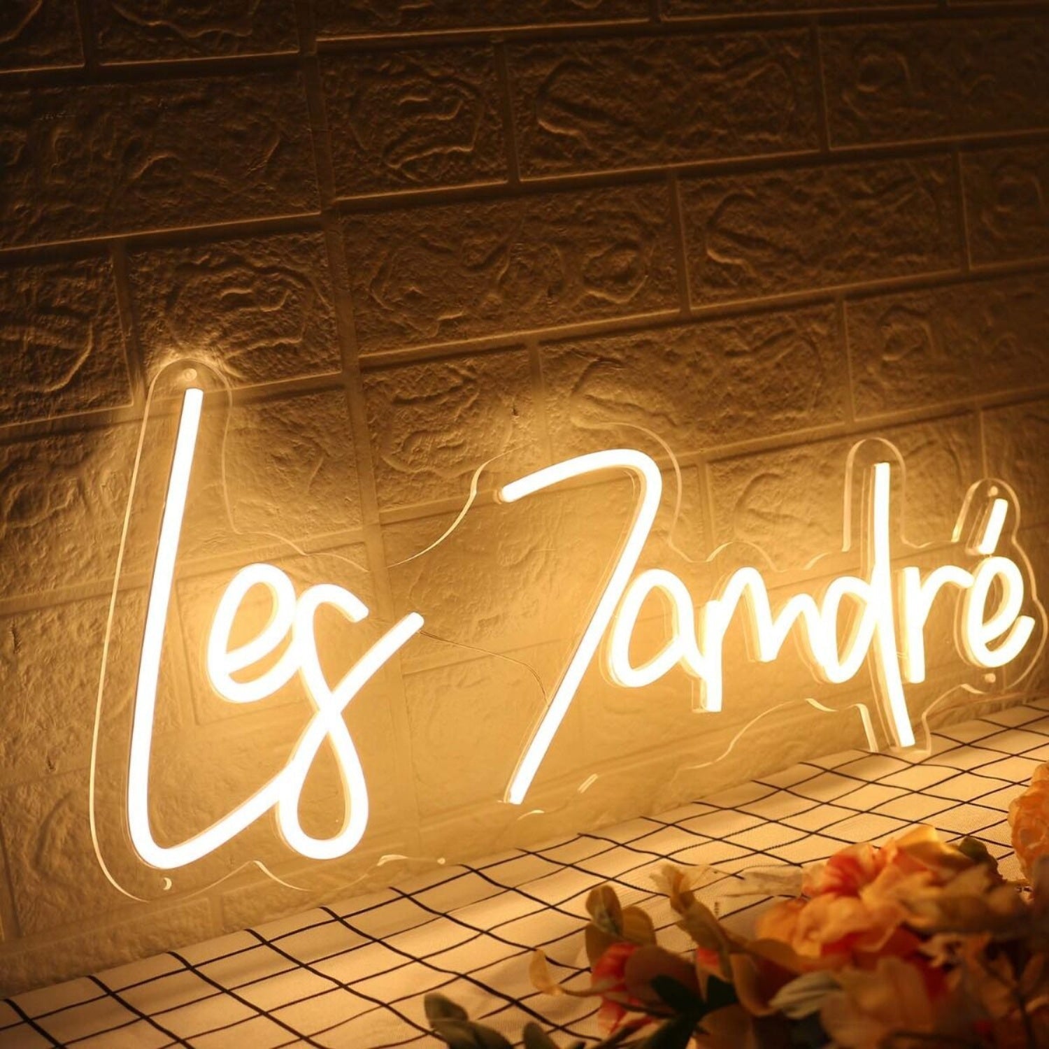Les Zamdre Yellow Led Neon Sign - Shineneon