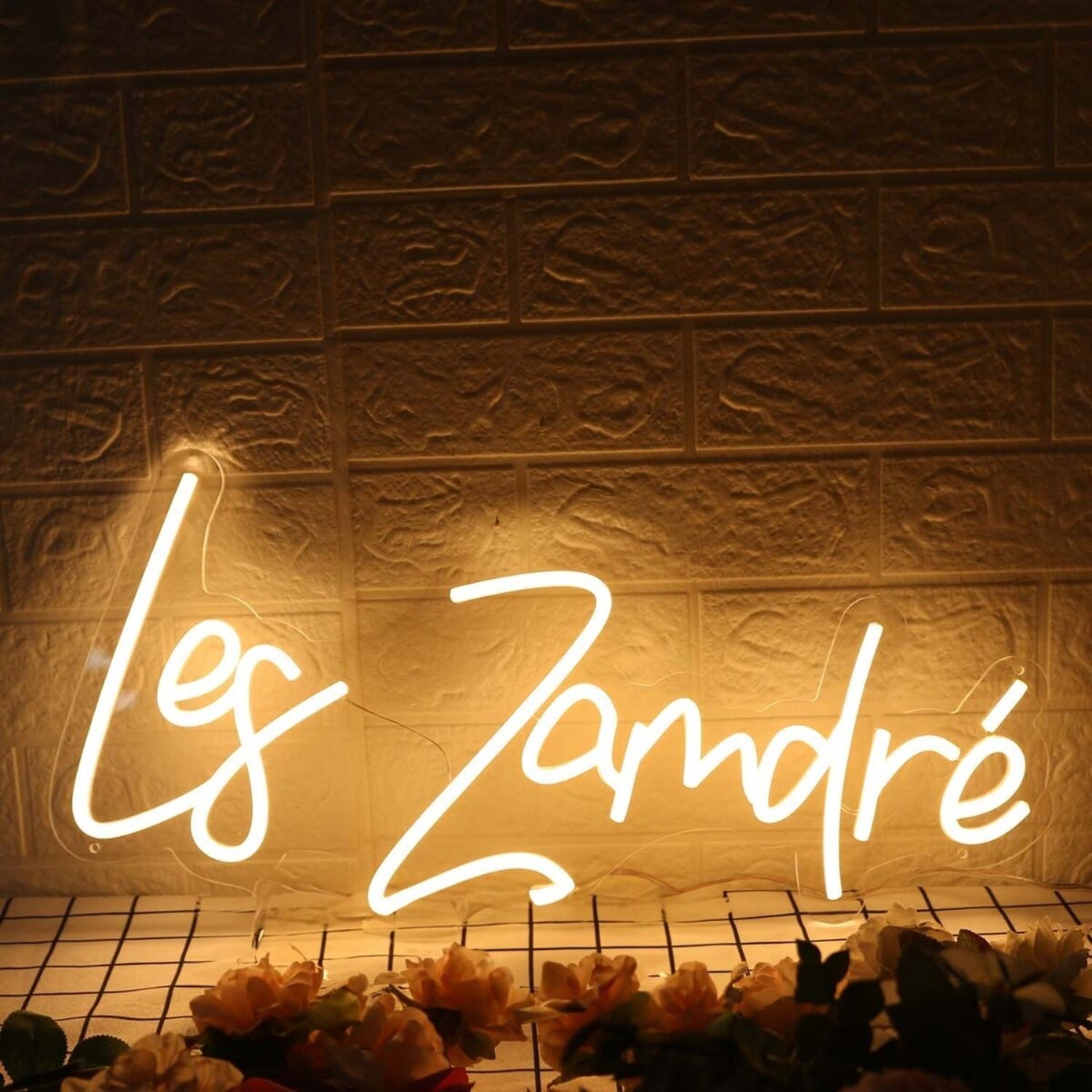 Les Zamdre Yellow Led Neon Sign - Shineneon
