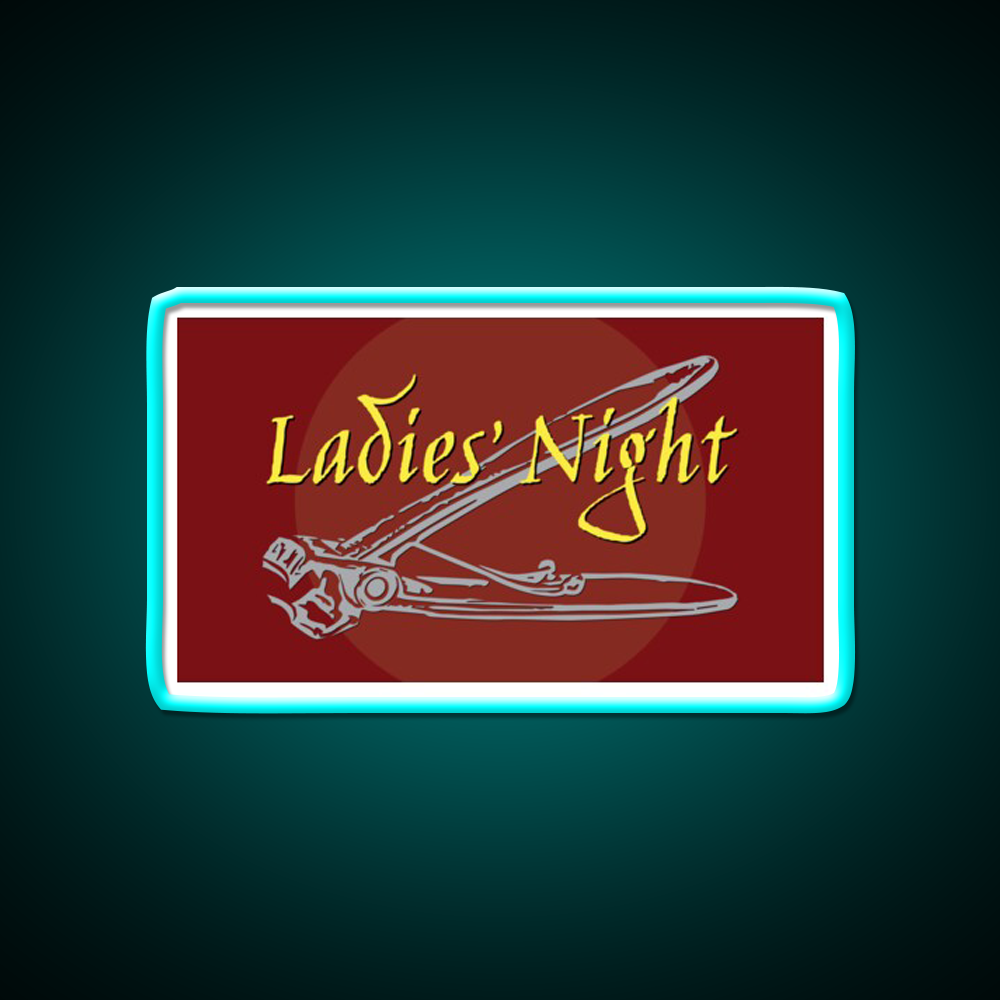 Lesbian Ladies Night Nail Clippers Man Cave Bar Led Neon Sign Rgb Color