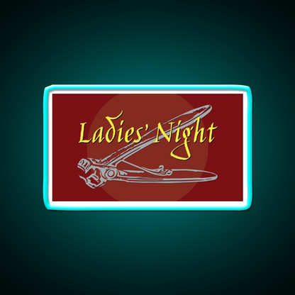 Lesbian Ladies Night Nail Clippers Man Cave Bar Led Neon Sign Rgb Color