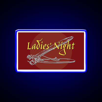 Lesbian Ladies Night Nail Clippers Man Cave Bar Led Neon Sign Rgb Color