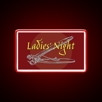 Lesbian Ladies Night Nail Clippers Man Cave Bar Led Neon Sign Rgb Color