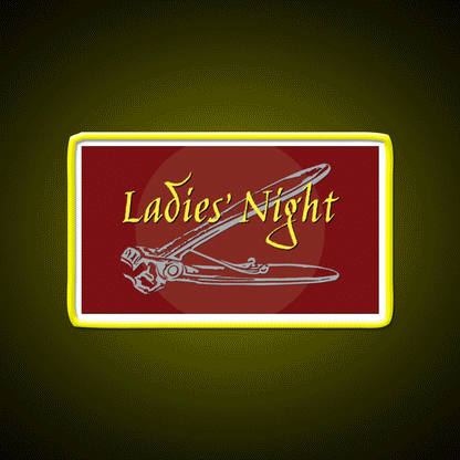 Lesbian Ladies Night Nail Clippers Man Cave Bar Led Neon Sign Rgb Color