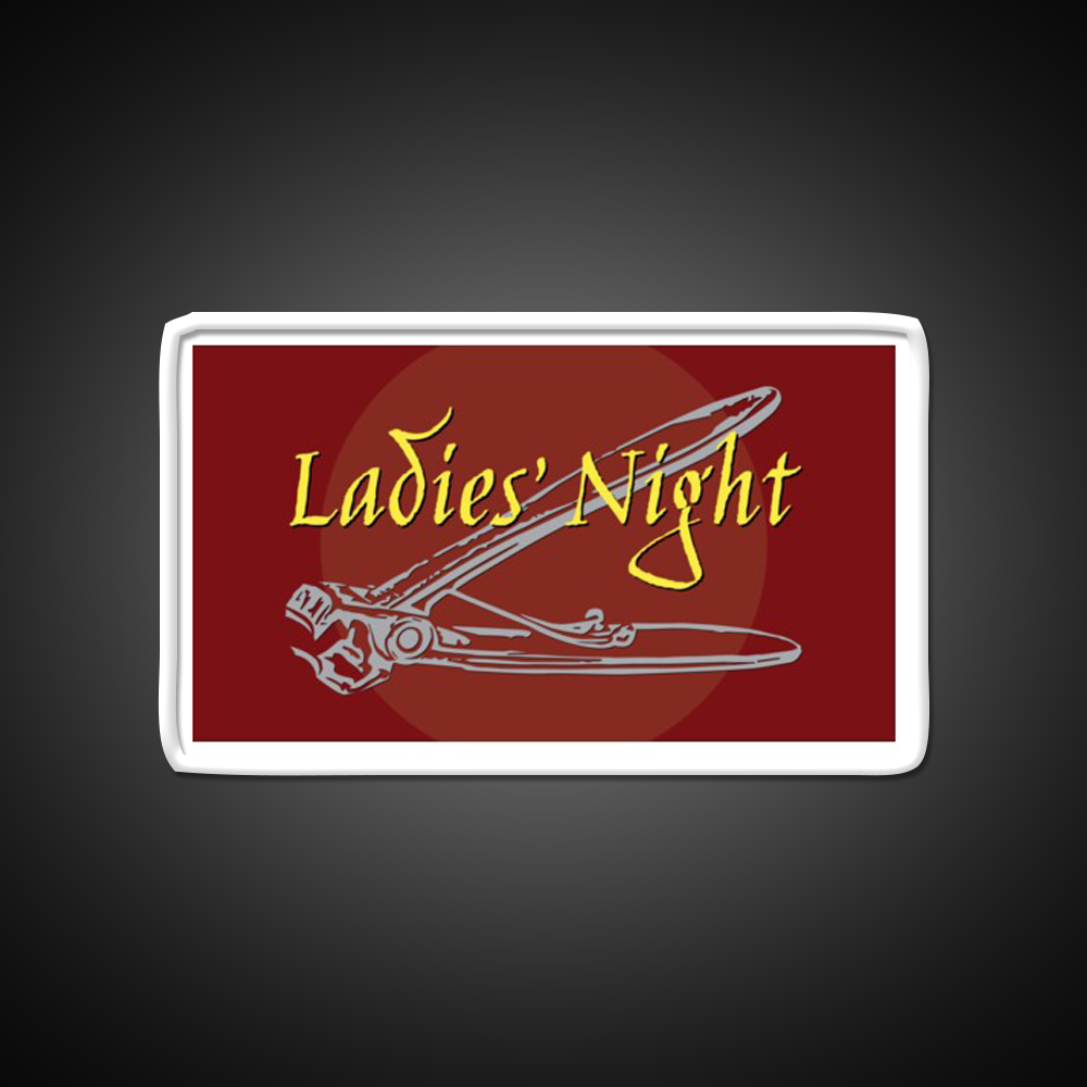 Lesbian Ladies Night Nail Clippers Man Cave Bar Led Neon Sign Rgb Color