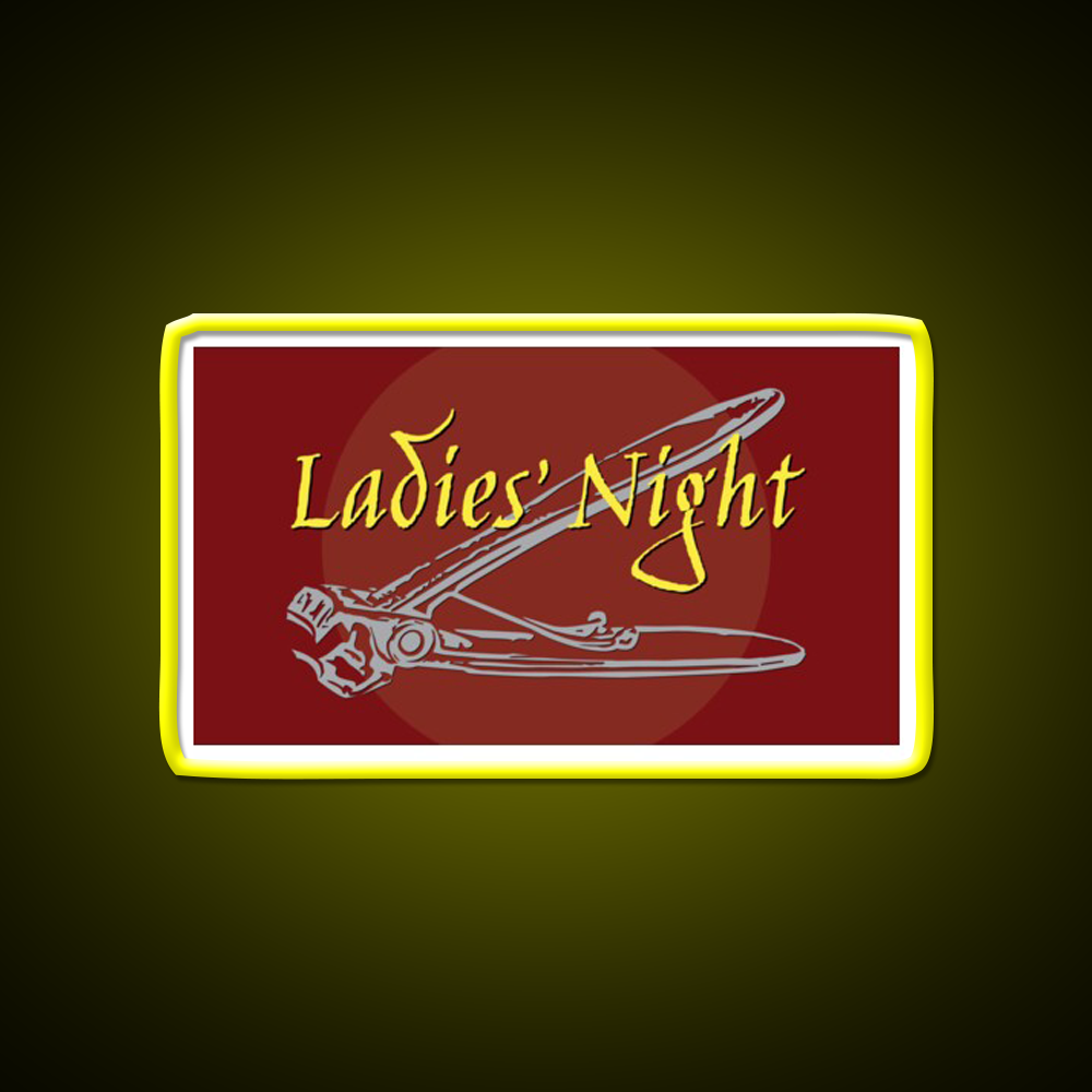 Lesbian Ladies Night Nail Clippers Man Cave Bar Led Neon Sign Rgb Color