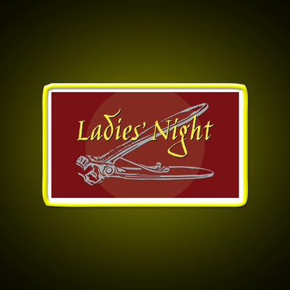 Lesbian Ladies Night Nail Clippers Man Cave Bar Led Neon Sign Rgb Color