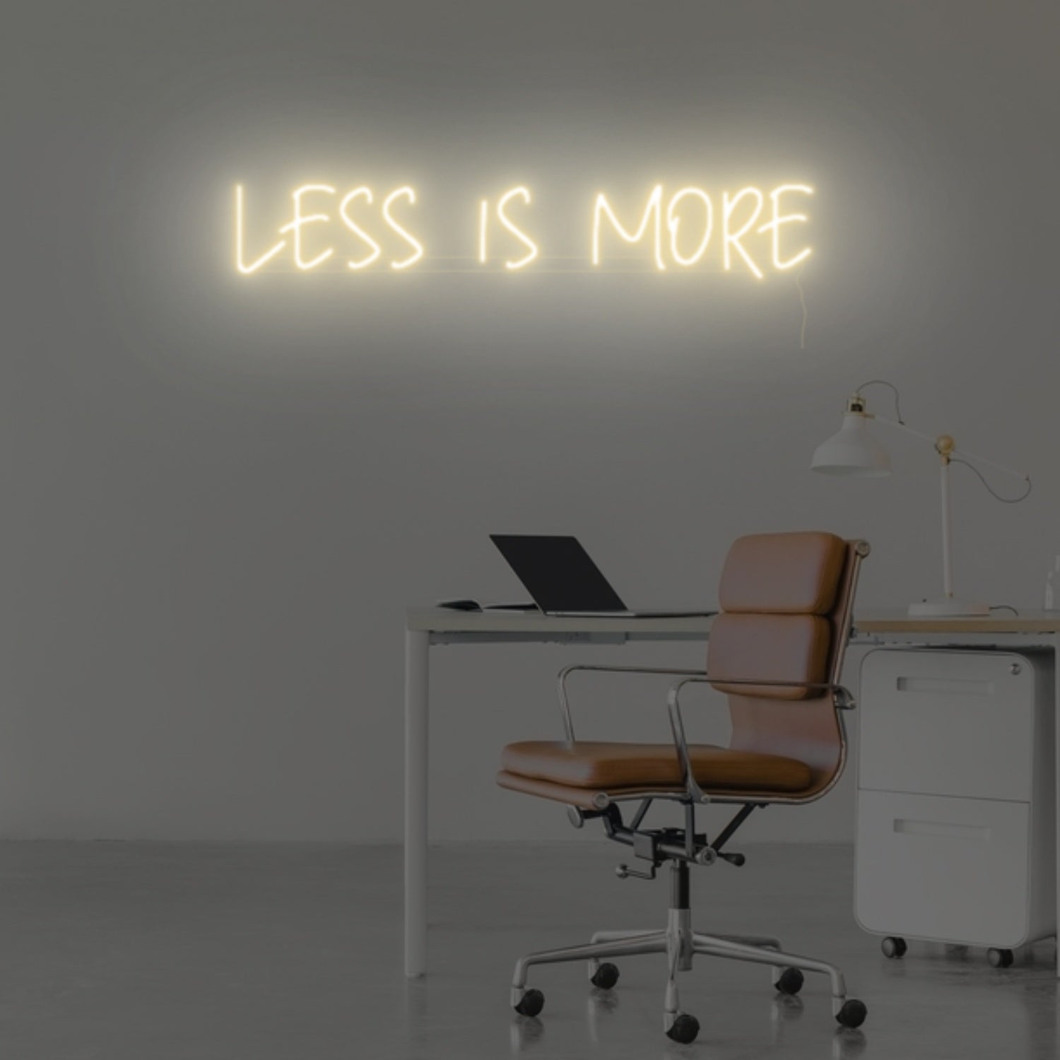 Less Is More Led Neon Sign Wall Art | Shineneon