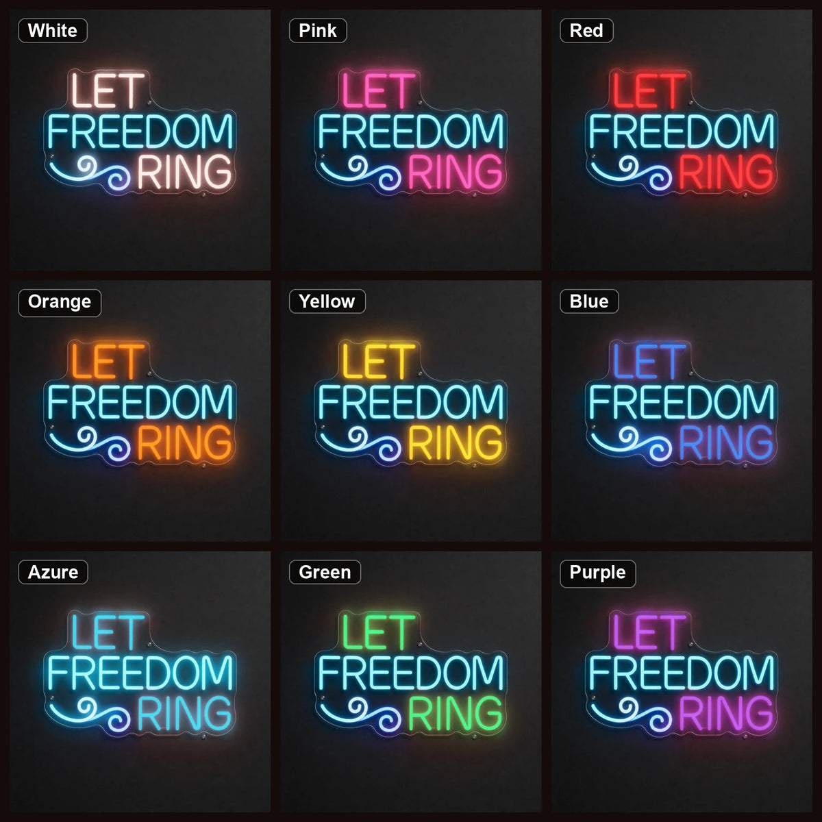 Let Freedom Ring LED Neon Sign - Shineneon