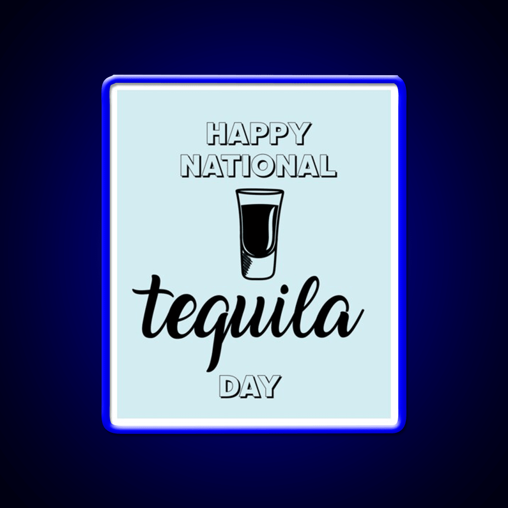 Let Have A Drink In Happy National Holiday Party Drink Tequila Led Neon Sign Rgb Color - Shineneon