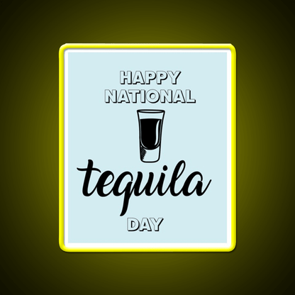 Let Have A Drink In Happy National Holiday Party Drink Tequila Led Neon Sign Rgb Color - Shineneon