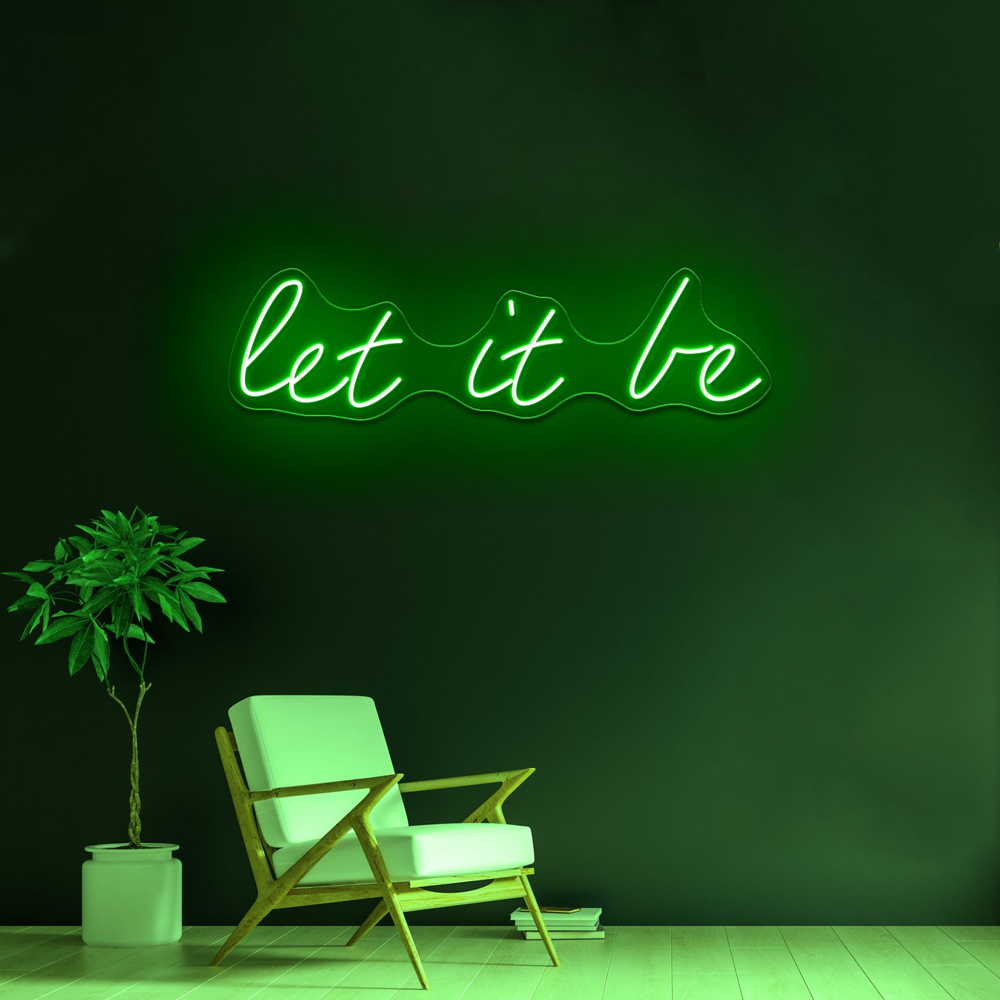 Let It Be Artwork Led Neon