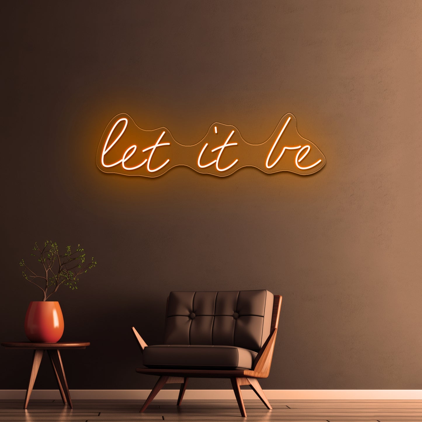 Let It Be Artwork Led Neon