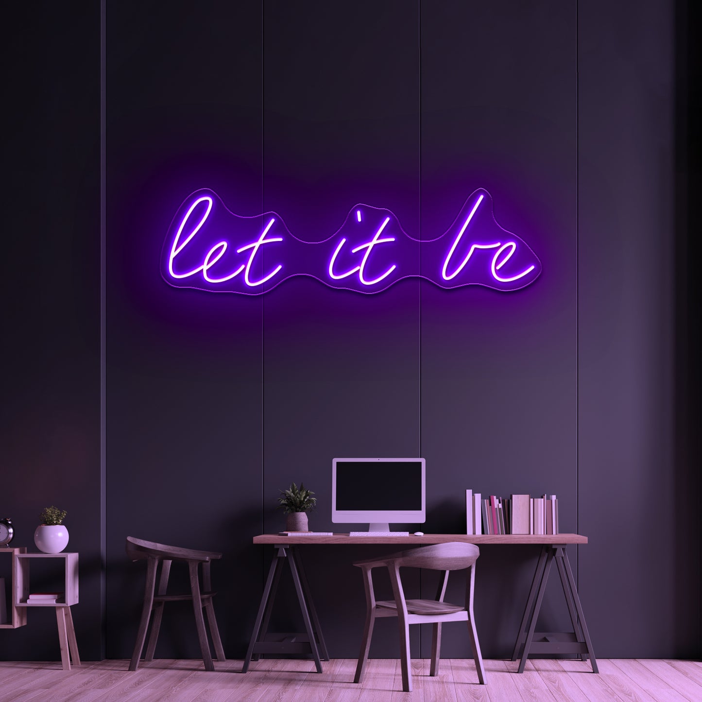 Let It Be Artwork Led Neon