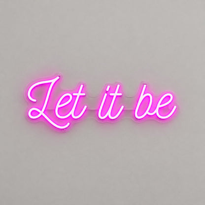 Let It Be LED Neon Sign - Shineneon