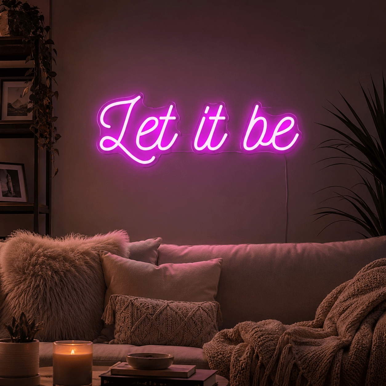 Let It Be Wall Decor LED Neon Sign - Shineneon