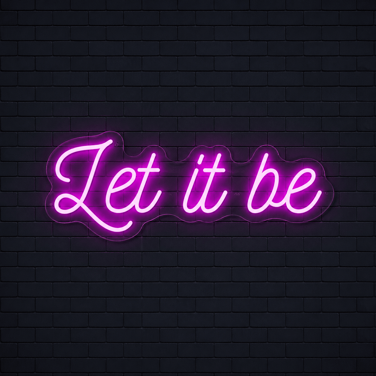 Let It Be Wall Decor LED Neon Sign - Shineneon