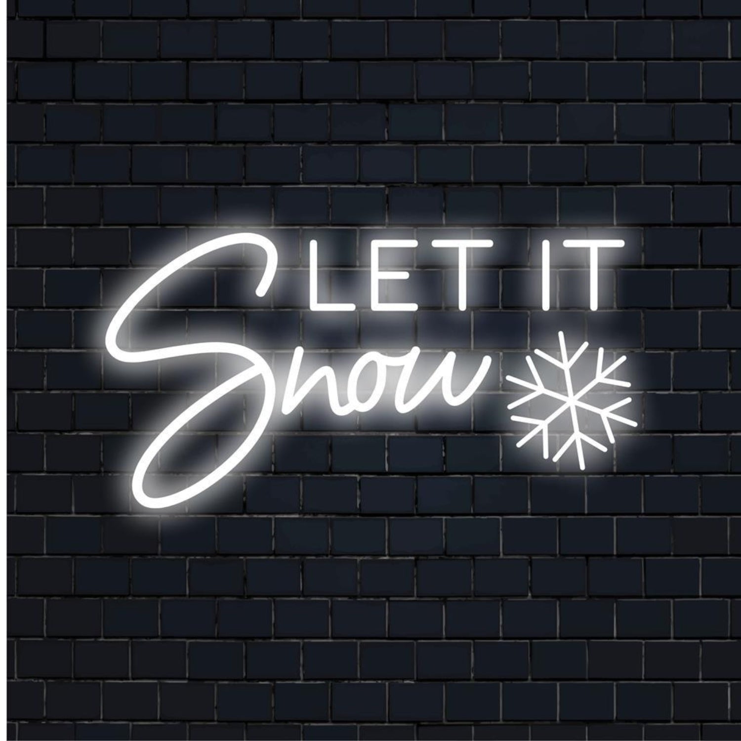 Let It Snow Custom Made Led Neon Sign - Shineneon