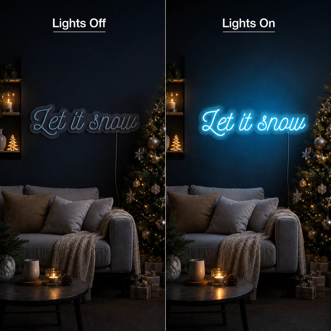 Let It Snow LED Neon Sign main product image