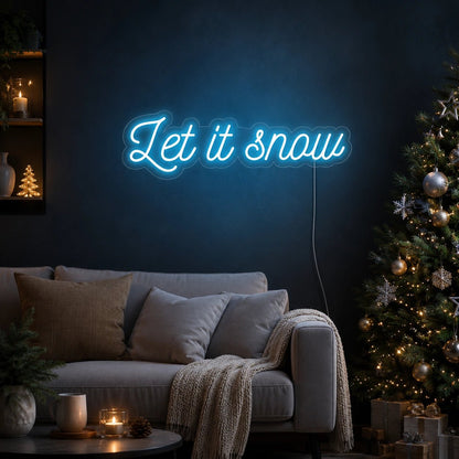 Let It Snow LED Neon Sign - Shineneon