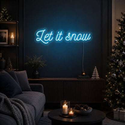 Let It Snow LED Neon Sign - Shineneon