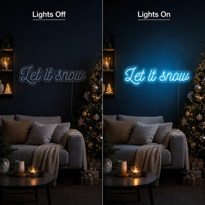 Let It Snow LED Neon Sign - Shineneon