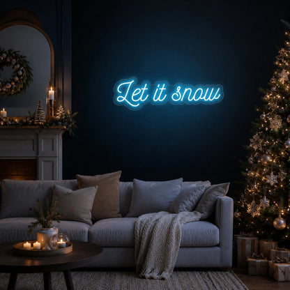Let It Snow LED Neon Sign - Shineneon