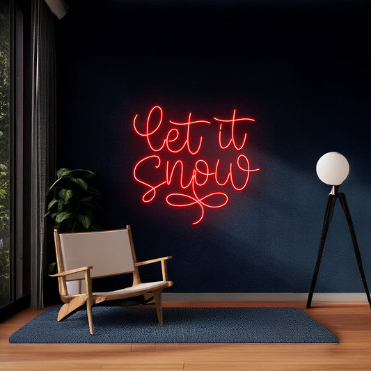 Let It Snow Led Neon Signs