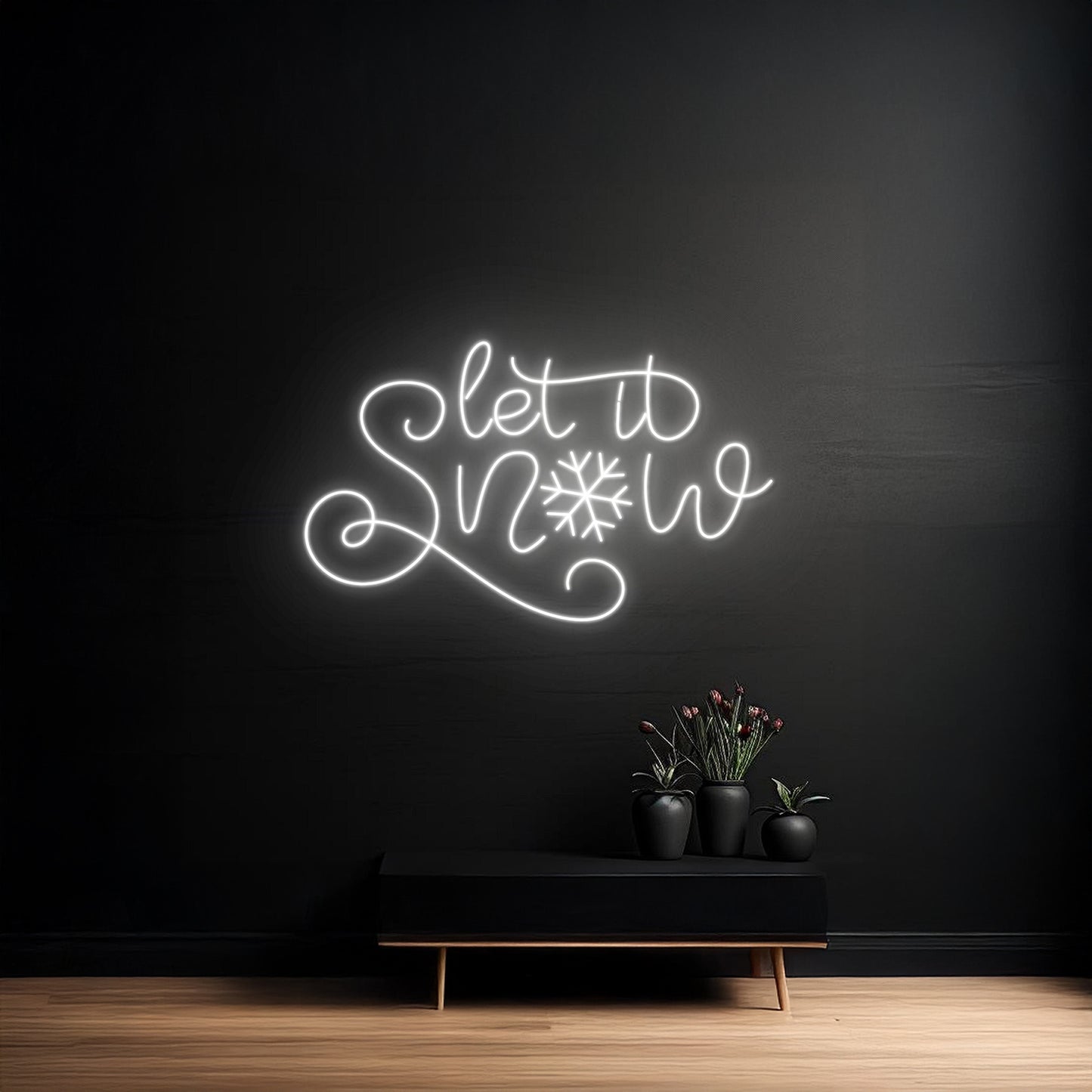 Let It Snow Neon Sign