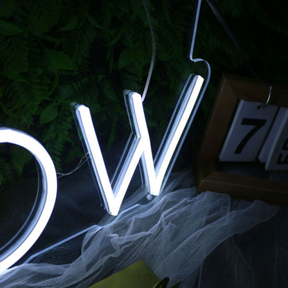 Let It Snow White Led Neon Sign | Shineneon