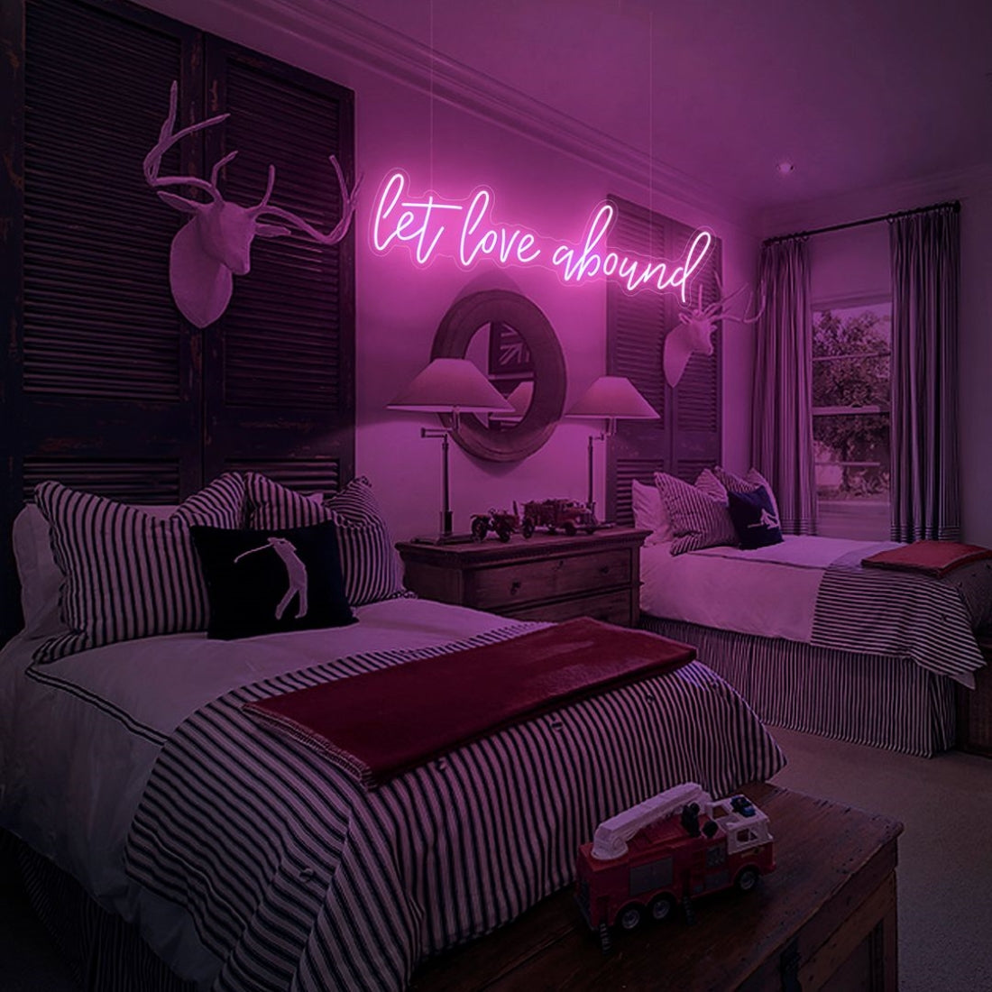 Let Love Abound Led Sign Business Neon Sign